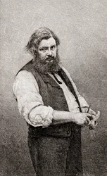 Jean Désiré Gustave Courbet, tiré de The Century Illustrated Monthly Magazine, publié en 1884